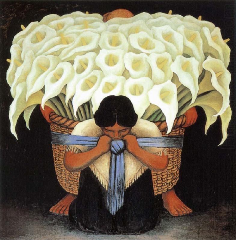 Diego Rivera Series of Flower oil painting picture